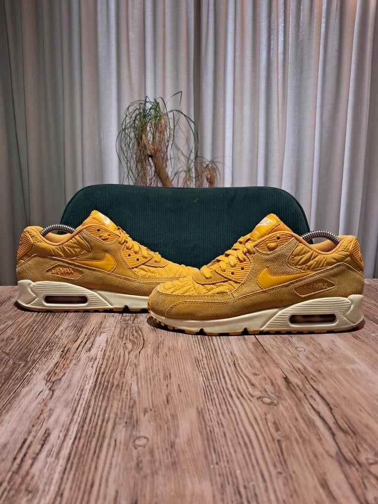 Nike Air Max 90 Premium 'Gold Leaf' Size 38, Overige kleuren, Nike, Ophalen of Verzenden, Sneakers of Gympen