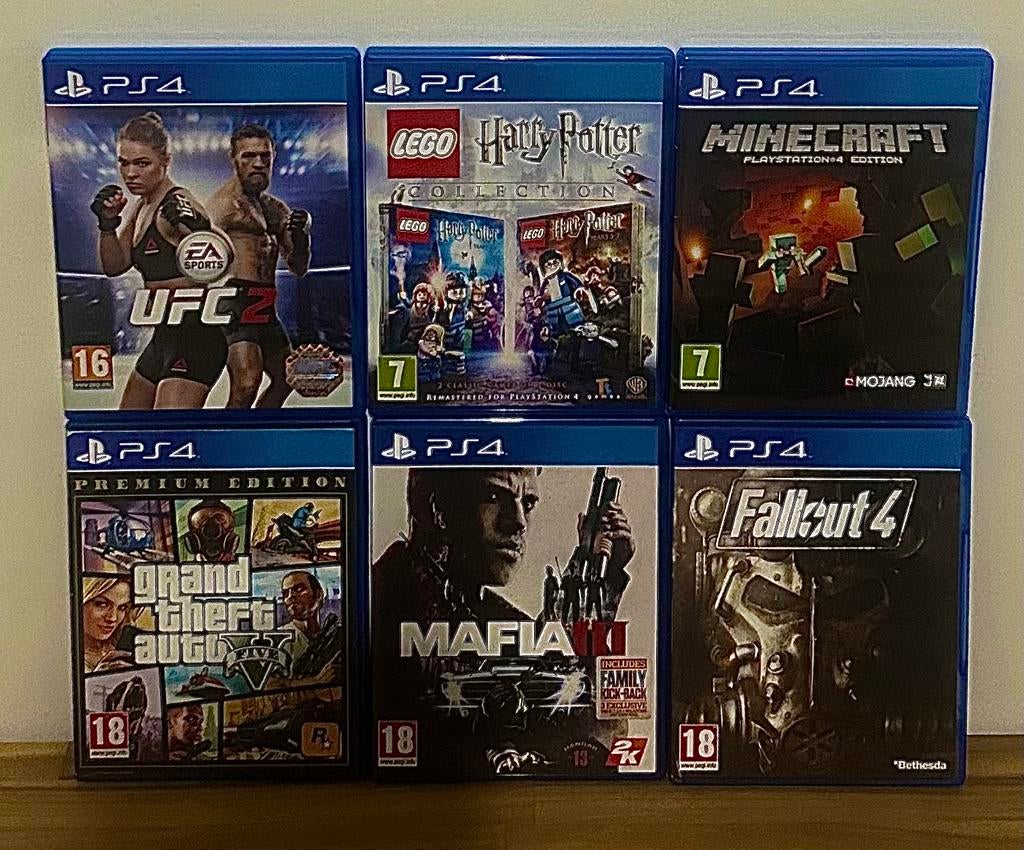 | PlayStation 4 Games | 6 Stuks |, Spelcomputers en Games, Games | Sony PlayStation 3, Avontuur en Actie, Gebruikt, 1 speler, Ophalen of Verzenden