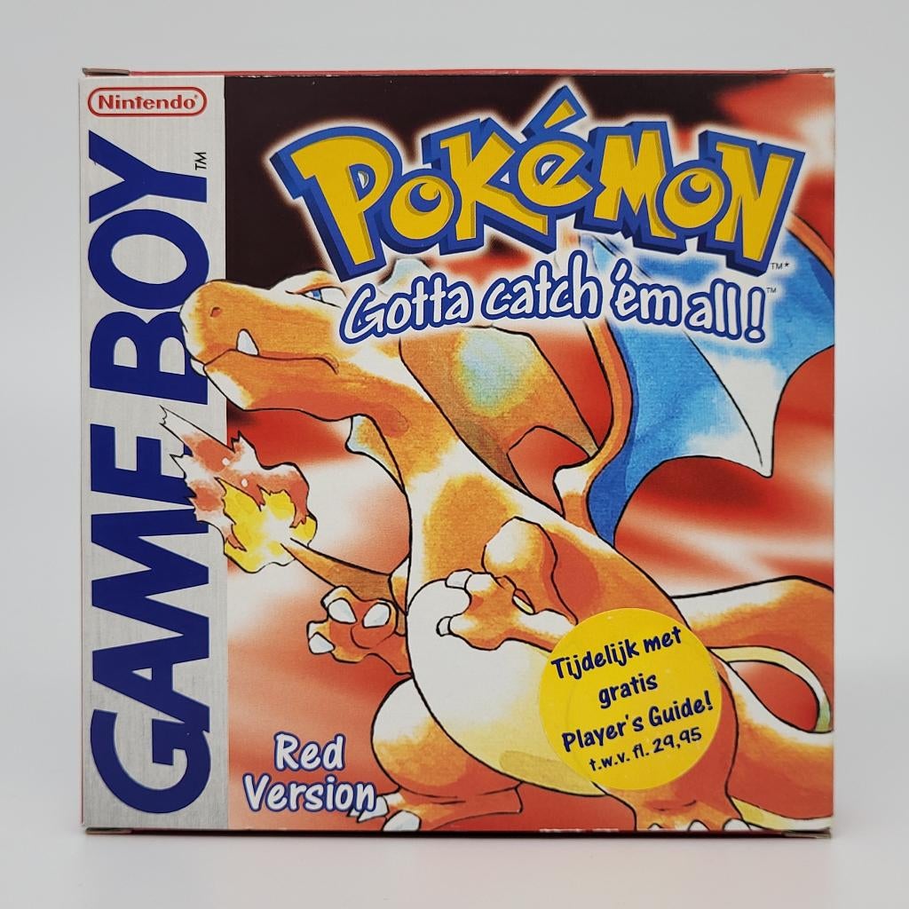 Pokemon Red Version - Nintendo Game Boy - CiB, Spelcomputers en Games, Games | Nintendo Game Boy, Avontuur en Actie, Gebruikt