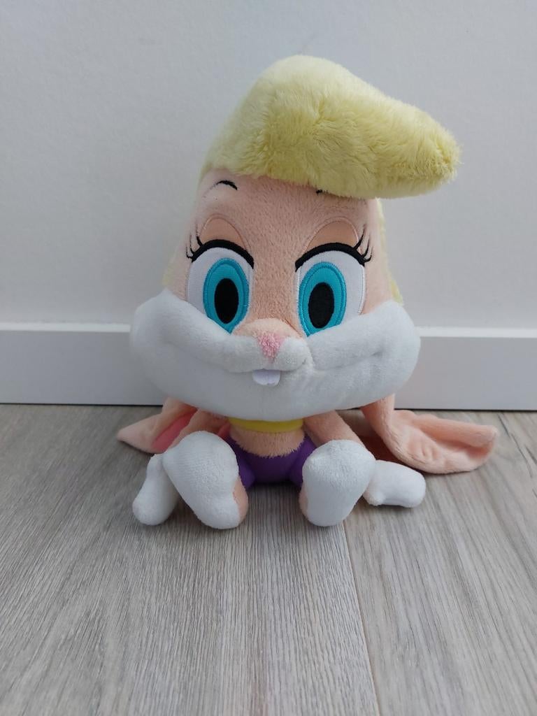 Knuffel baby Lola bunny Looney Tunes konijn L1693, Ophalen of Verzenden, Zo goed als nieuw, Konijn