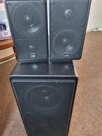 Canton speakerset: 2 satelliet speakers en 1 subwoofer, Overige merken, Gebruikt, Ophalen of Verzenden, 60 tot 120 watt