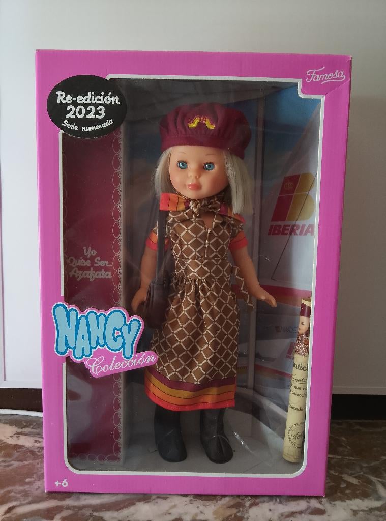 Mooie heruitgave pop Nancy Famosa Azafata Iberia, Ophalen, Zo goed als nieuw, Pop