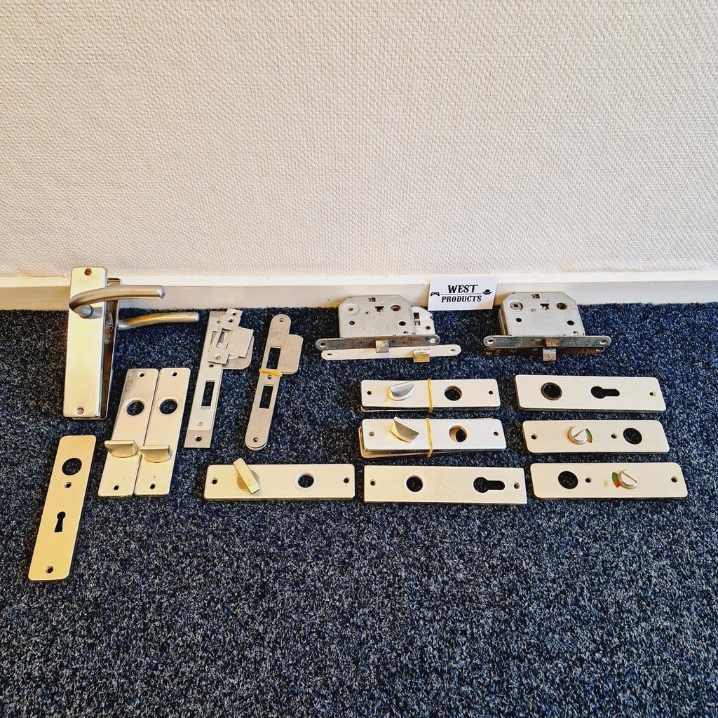 Partij Deurbeslagen / Draaisloten / Voorplaten, ., Ophalen of Verzenden, Zo goed als nieuw, .