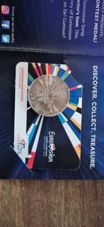 Munt Eurovision Song Contest 2020 in coincard -Nederlandse, Ophalen of Verzenden, Overige waardes, Losse munt