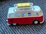 Rood-witte VW Bus T1 speelgoedauto met imperiaal, Ophalen of Verzenden, Gebruikt, Auto