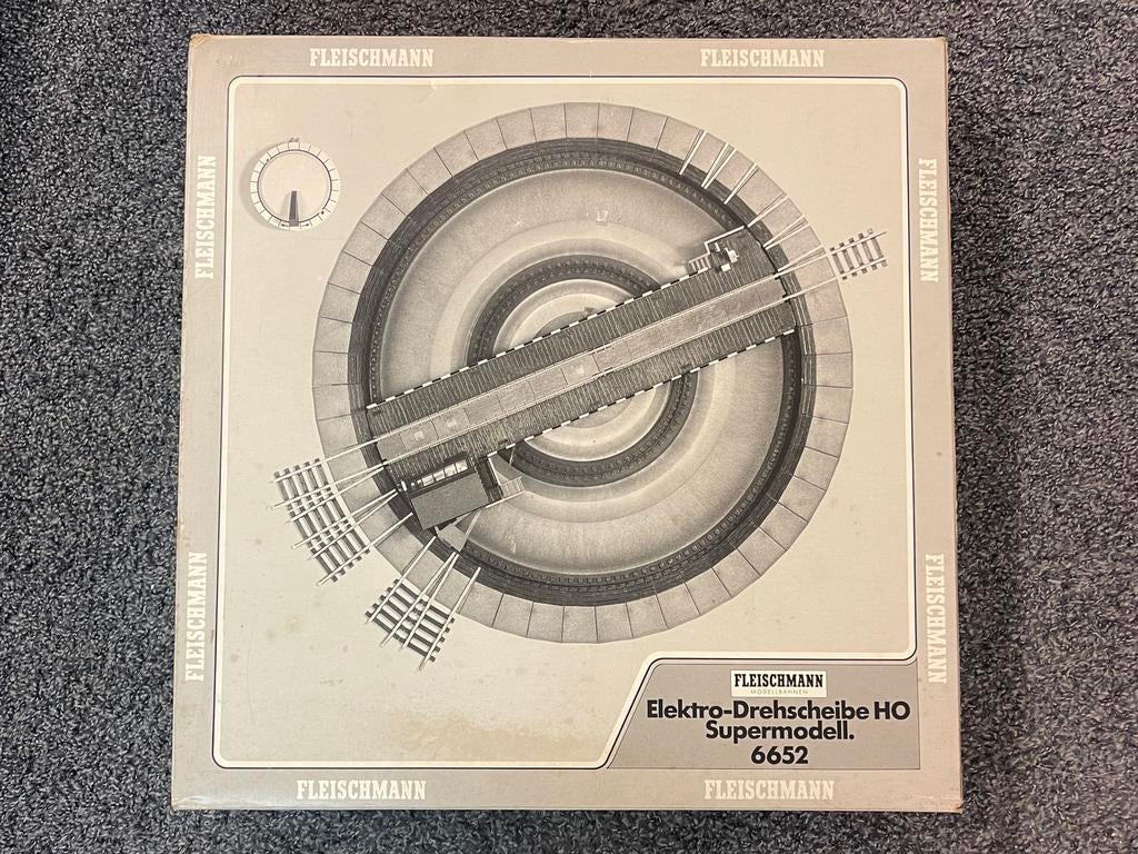 ** NIEUW ** FLEISCHMANN 6652 ** Electrische Draaischijf **, Hobby en Vrije tijd, Modeltreinen | H0, Gelijkstroom, Fleischmann