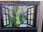 Tuinposter mega xxl doorkijk / tuin €25,- afhaal, Ophalen, Zo goed als nieuw