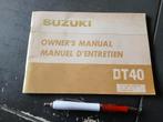 Suzuki DT 40 handleiding, Ophalen, Suzuki