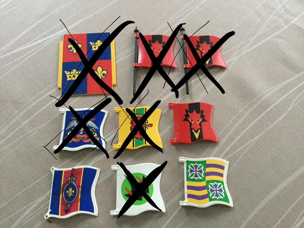 Playmobil grote vlag., Kinderen en Baby's, Speelgoed | Playmobil, Ophalen of Verzenden, Zo goed als nieuw