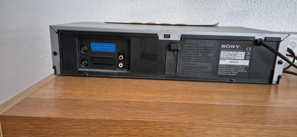 Sony videorecorder, Audio, Tv en Foto, Videospelers, Ophalen, Zo goed als nieuw, VHS-speler of -recorder