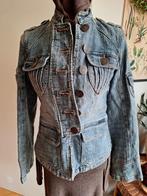 Spijkerjas jas maat s, Ophalen of Verzenden, Zo goed als nieuw, Maat 38/40 (M), Blauw