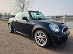 2012 Mini John Cooper Works Cabrio, Full options, Reef Blue, Auto's, Mini, Voorwielaandrijving, Euro 5, Zwart, 4 cilinders