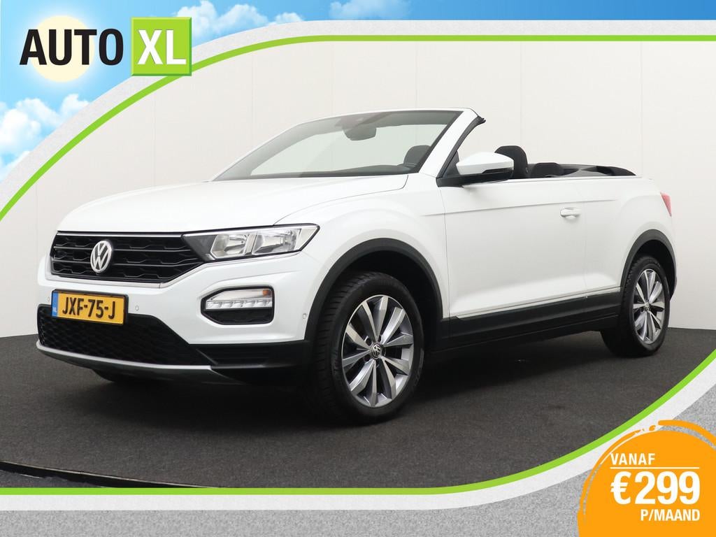 Volkswagen T-Roc Cabrio 1.5 TSI 150 PK Style Camera Trekhaak, Auto's, Voorwielaandrijving, Stof, 4 cilinders, Wit