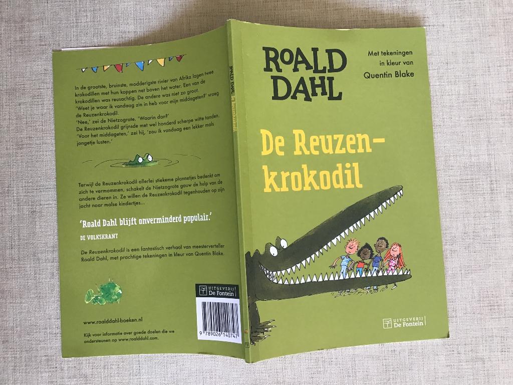De reuzenkrokodil door Roald Dahl, Boeken, Ophalen of Verzenden, Zo goed als nieuw, Fictie algemeen