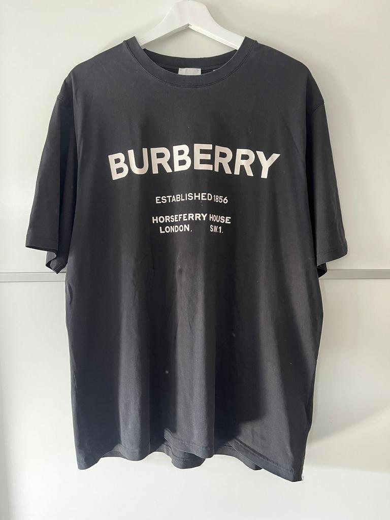 Burberry shirt, Kleding | Heren, Ophalen of Verzenden, Zo goed als nieuw, Maat 52/54 (L), Zwart