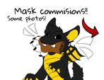 Therian/furry MASK COMMISIONS “OPEN!”, Ophalen of Verzenden