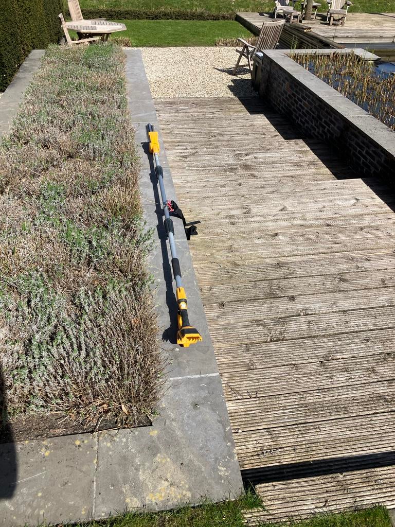 Stiga Accu Heggenschaar en kettingzaag op steel, Ophalen of Verzenden, Gebruikt, Accu