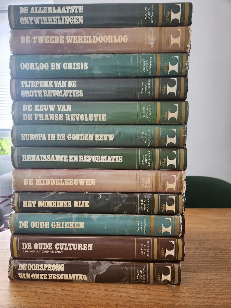 12 grote boeken 7000 jaar wereldgeschiedenis, Boeken, Ophalen, Gelezen, Diverse auteurs, Overige gebieden