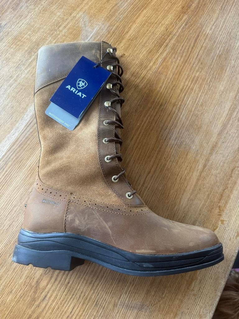 Nieuwe Ariat laarzen - Waterproof Pro maat 40, Ophalen of Verzenden, Nieuw, Bruin, Hoge laarzen