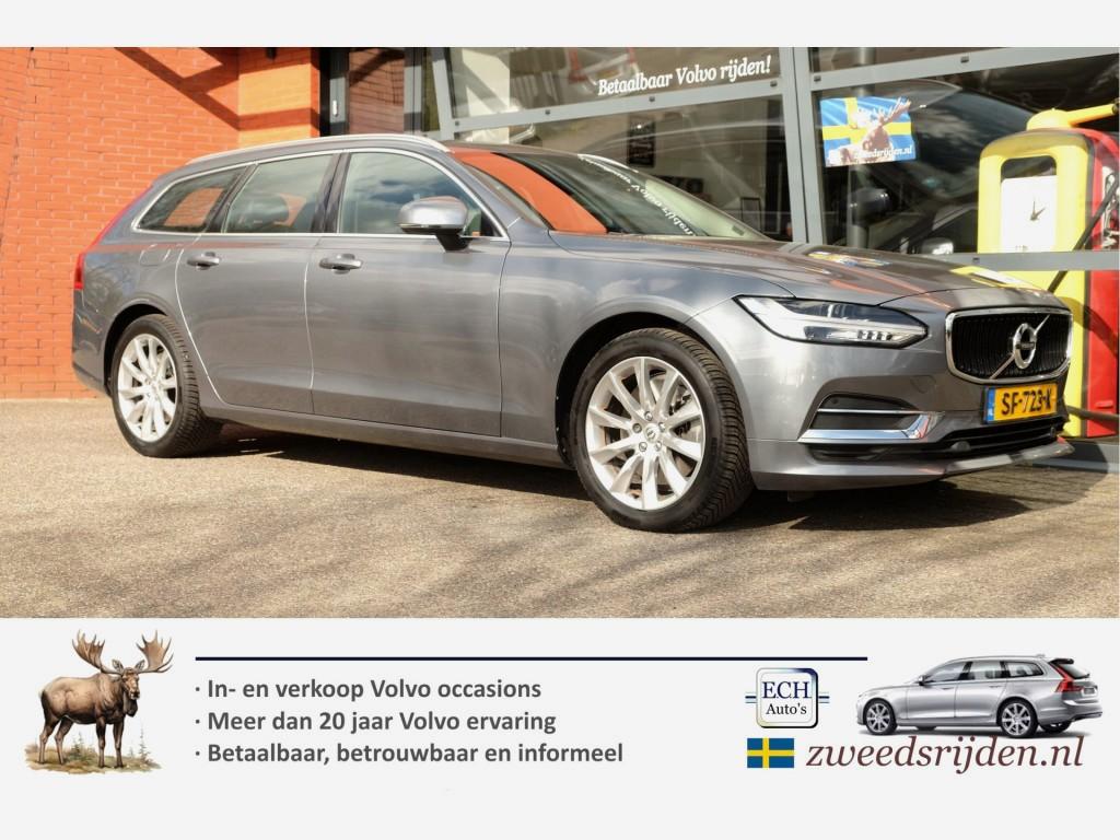 Volvo V90 2.0 T5 255 pk Aut. 90th Anniversary Edition, Leer,, Auto's, Volvo, Bedrijf, Te koop, V90, ABS, Achteruitrijcamera, Adaptive Cruise Control