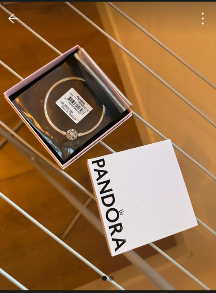 Pandora Snowflake, Ophalen of Verzenden, Nieuw, Zilver, Zilver