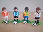 Playmobil voetballers van 4 verschillende landen, Ophalen of Verzenden, Zo goed als nieuw, Complete set