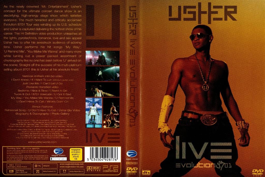 Usher, Live Volution 8701, Alle leeftijden, Ophalen of Verzenden, Zo goed als nieuw, Muziek en Concerten