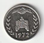 1  dinar  1972  Algerije. km. 104.2  unc, Ophalen of Verzenden, Overige landen, Losse munt
