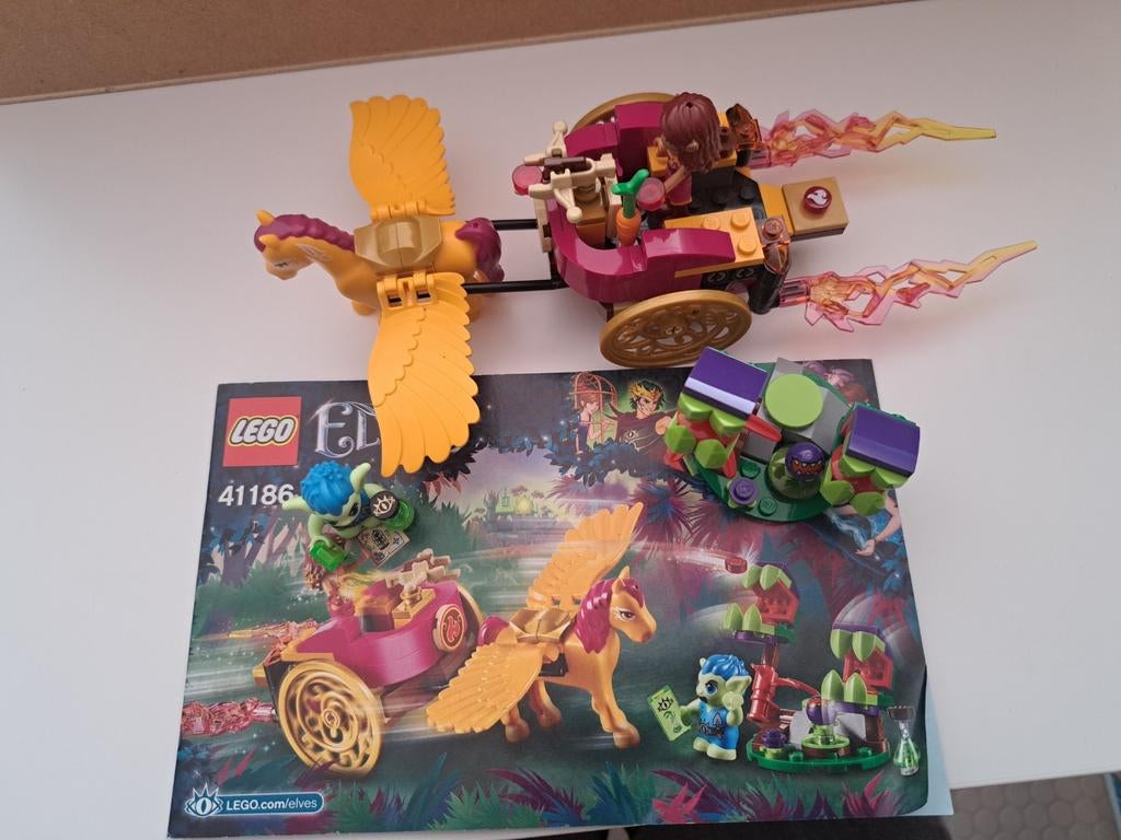 Lego Elves 41186 compleet, Kinderen en Baby's, Speelgoed | Duplo en Lego, Ophalen of Verzenden