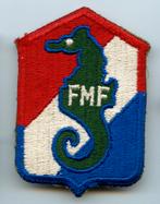 WO2 US USMC 13th Marine Defense Battalion Patch, Verzamelen, Ophalen of Verzenden, Landmacht, Amerika, Embleem of Badge
