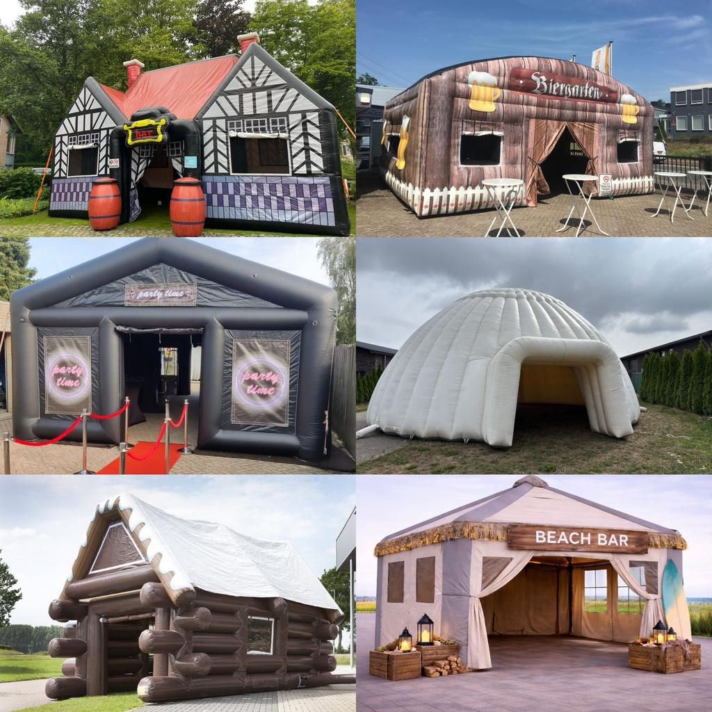 Opblaasbare tent/ opblaasbare partytent huren, Ophalen of Verzenden, Zo goed als nieuw, Verjaardag