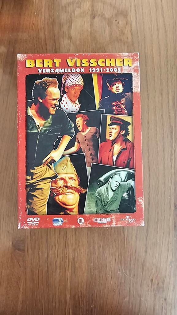 Bert Visscher VerzaMelbox 1991-2005 DVD, Alle leeftijden, Ophalen of Verzenden, Gebruikt, Stand-up of Theatershow