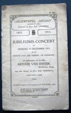 Liedertafel "Gruno" Groningen, Jubileum-Concert 16 Dec 1913., Ophalen of Verzenden