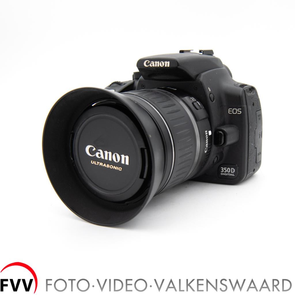 Canon EOS 350D + EF-S 18-55 mm II USM, Canon, Gebruikt, Spiegelreflex, Canon