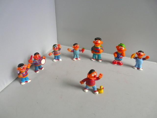 Sesamstraat # Bert  8x.+ 2 maal Ernie - zie foto's, Verzamelen, Ophalen of Verzenden, Zo goed als nieuw