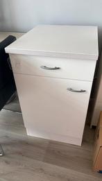 Keukenkast onderkast met lade en plank, Huis en Inrichting, Keuken | Keukenelementen, Ophalen, Minder dan 50 cm, Gebruikt, Wit