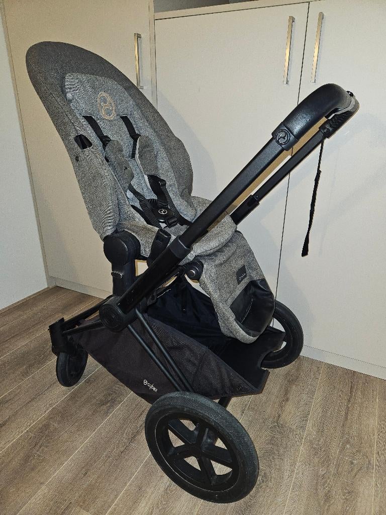 Cybex Priam, Zo goed als nieuw, Verstelbare duwstang, Ophalen, Kinderwagen