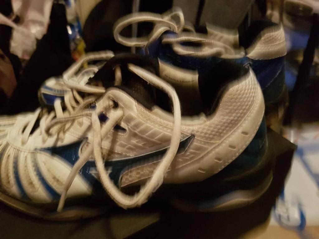 mizuno maat 40 sportschoenen zaal, Mizuno, Blauw, Sportschoenen, Ophalen of Verzenden