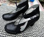 Maat 36 * Zwart iets zilver Jan Jansen pumps hak +/- 7 cm, Pumps, Verzenden, Zwart, Jan Jansen