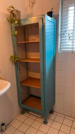 Stoere metalen apothekerskast, Huis en Inrichting, Kasten | Vitrinekasten, Ophalen, Gebruikt, 50 tot 100 cm, Metaal