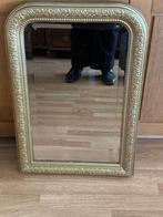 Goudkleurige Spiegel ongeveer 60 bij 40 cm, Ophalen, Minder dan 50 cm, Gebruikt, Minder dan 100 cm