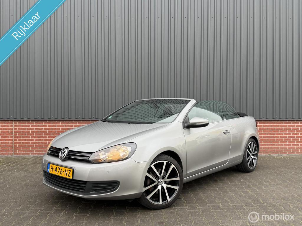Volkswagen Golf Cabrio 1.2 TSI Highline Cruise Pdc Navi Carp, Voorwielaandrijving, Euro 5, Gebruikt, Zwart