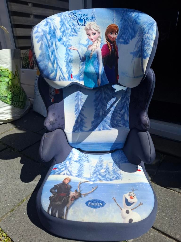 Autostoel zitverhoger Frozen met verstelbare rugleuning, 15 t/m 36 kg, Verstelbare rugleuning, Ophalen, Overige merken