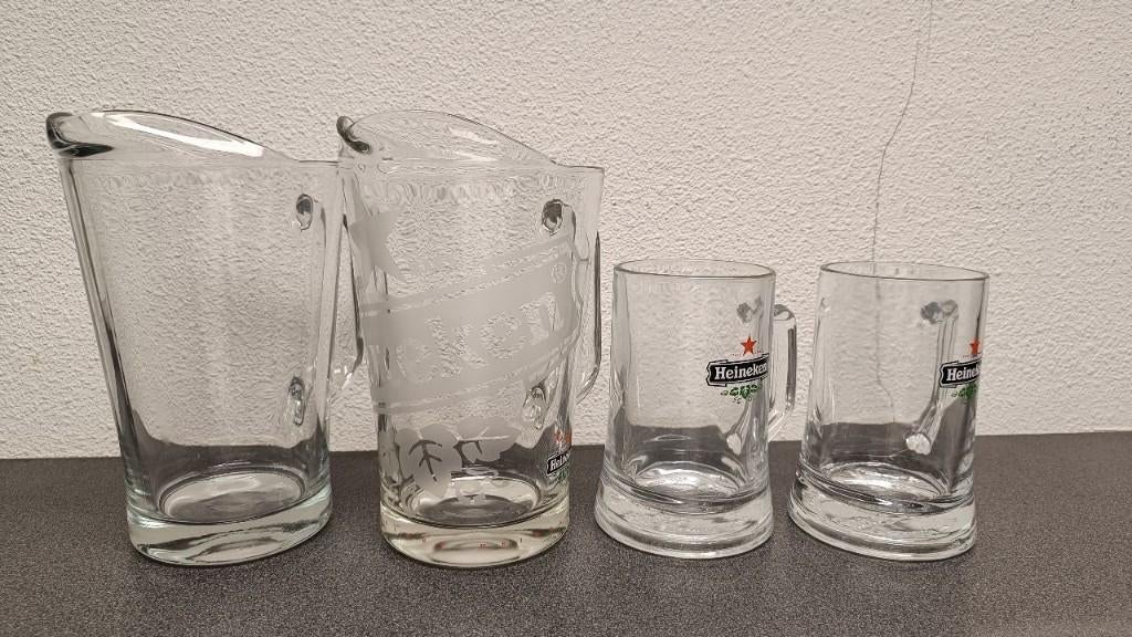 Heineken pullen en pitchers, Ophalen of Verzenden, Zo goed als nieuw, Overige typen, Heineken