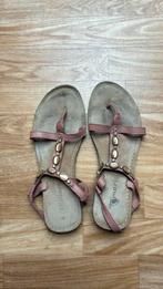 Tamaris roze slippers met steentjes, Kleding | Dames, Schoenen, Ophalen of Verzenden, Roze, Gedragen, Slippers
