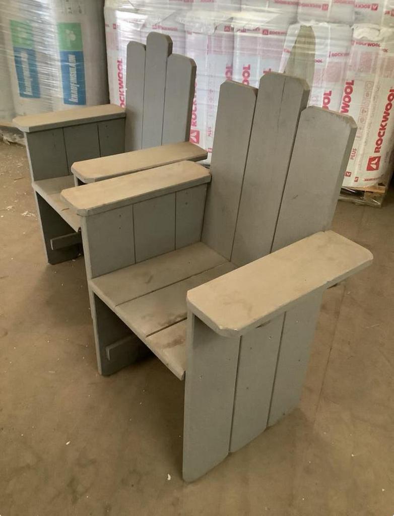 Steigerhouten stoelen, Ophalen, ., Zo goed als nieuw, .