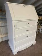 Wit secretaire kastje met lades, Ophalen, Gebruikt