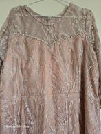 Handgemaakte Kanten Jurk Rosé/Champagne XL/XXL Nieuw, Kleding | Dames, Jurken, Ophalen of Verzenden