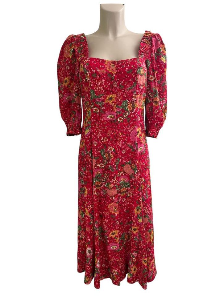 Sézane jurk S, Kleding | Dames, Jurken, Zo goed als nieuw, Onder de knie, Ophalen of Verzenden