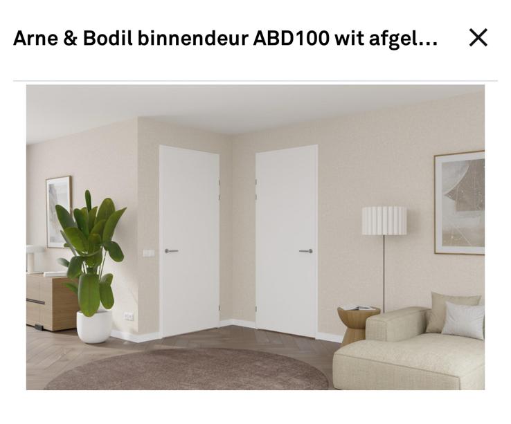 6 Arne & Bodil ABD100 opdek binnendeuren NIEUW!, Doe-het-zelf en Verbouw, Deuren en Horren, Nieuw, Binnendeur, 200 tot 215 cm